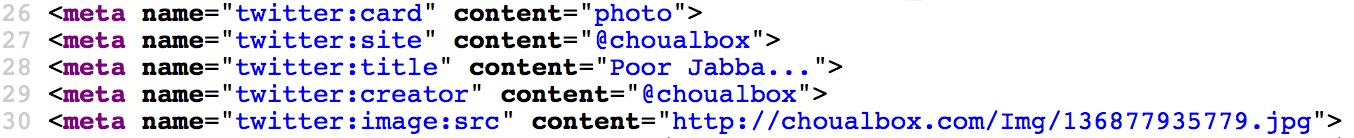 Ca fonctionne comment les Twiiter Cards ?