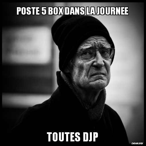 Poste 5 box dans la journée