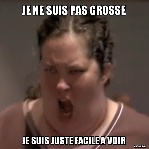 je ne suis pas grosse