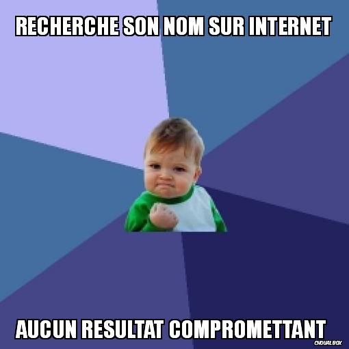 Recherche son nom sur internet