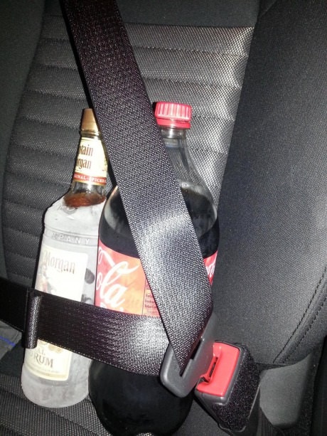 Si vous devez boire en conduisant...