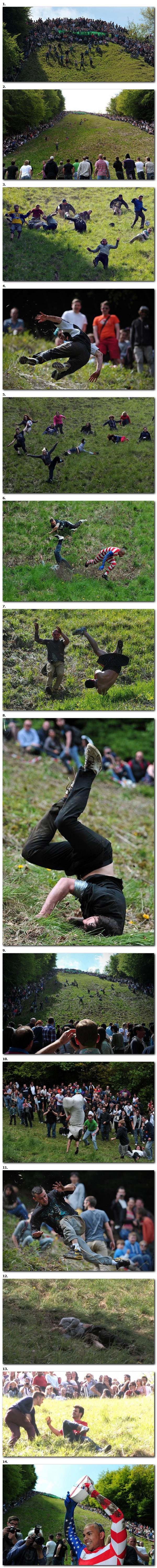 Gloucestershire Cheese Rolling 2013