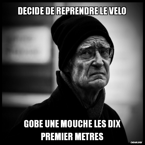 décide de reprendre le vélo