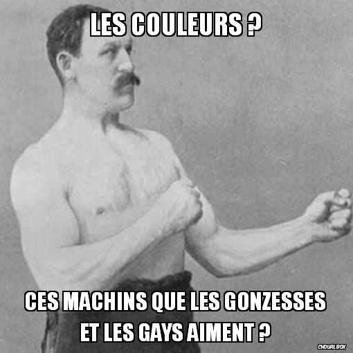 Les couleurs ?