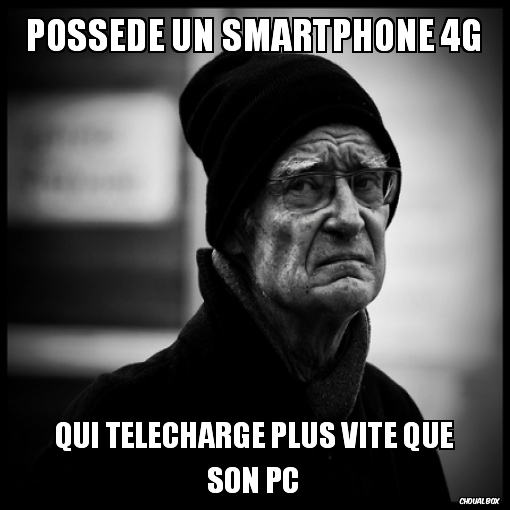 Possède un smartphone 4G