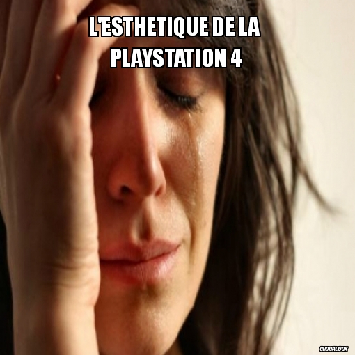 L'esthétique de la  Playstation 4