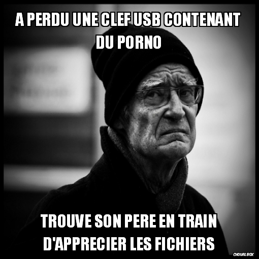A perdu une clef USB contenant du porno