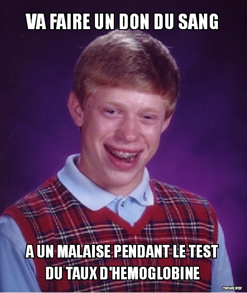 One does not simply give blood