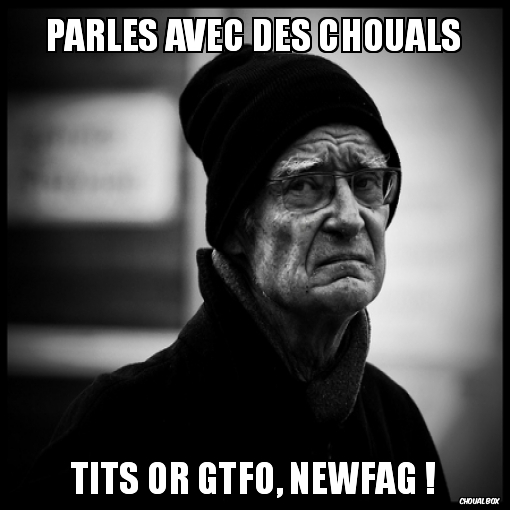 Parles avec des chouals