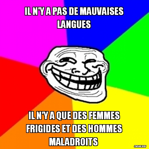 Il n'y a pas de mauvaises langues