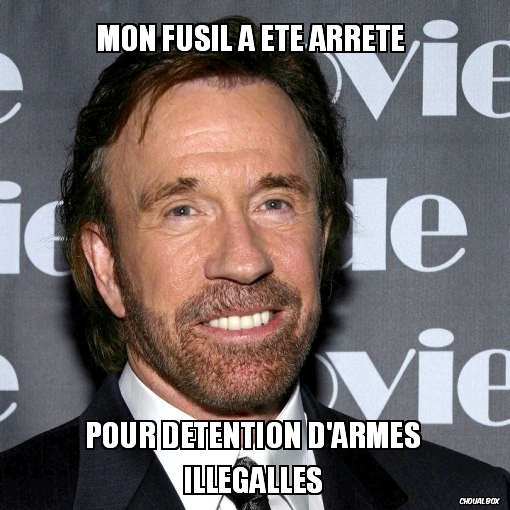 Mon fusil a été arrété 