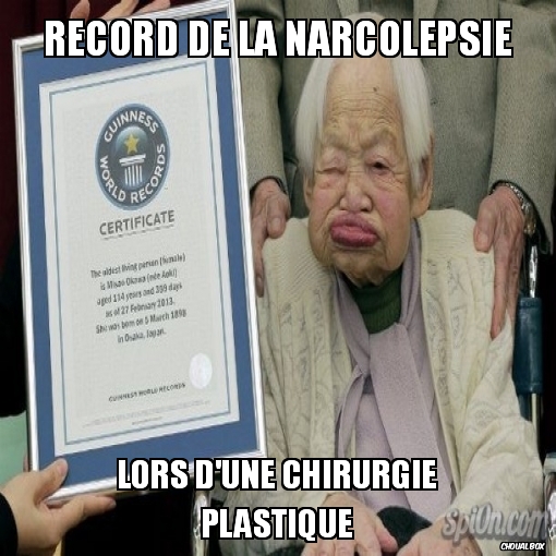 Record de la narcolepsie