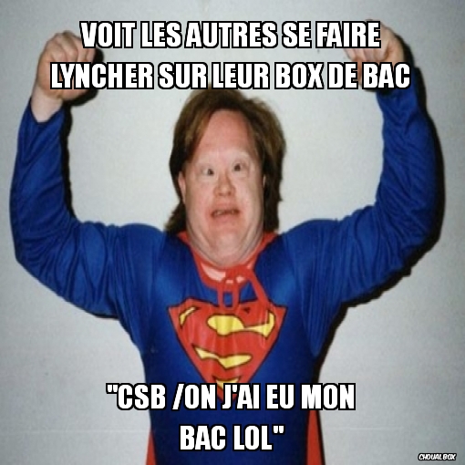 Voit les autres se faire lyncher sur leur box de bac