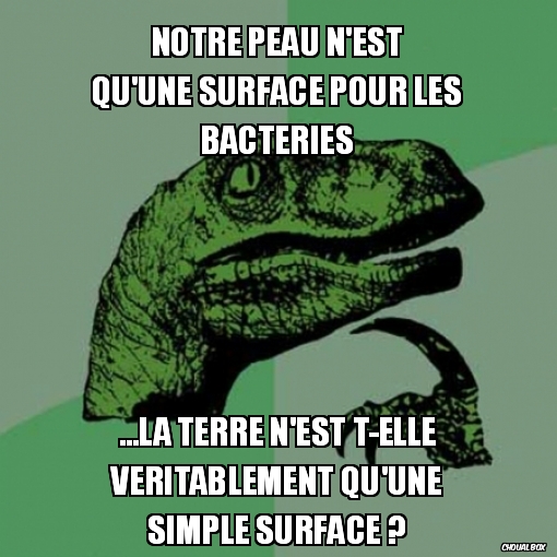 Notre peau n'est qu'une surface pour les bactéries