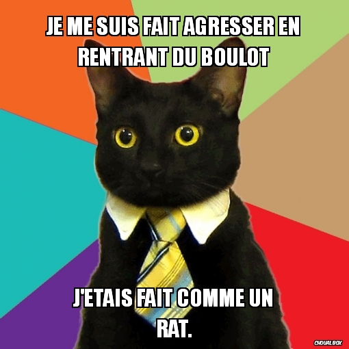 En rentrant du boulot