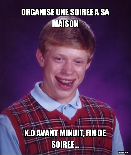 Les soirées de samedi soir des fois ça me déçoit 