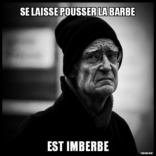 Se laisse pousser la barbe