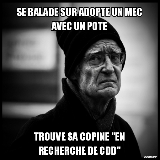 Se balade sur adopte un mec