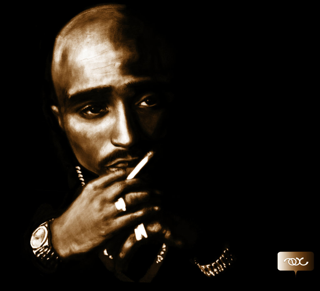  un dessin hommage de 2Pac