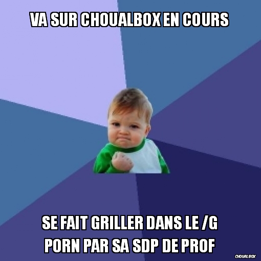 Le /g porn en cours de SVT