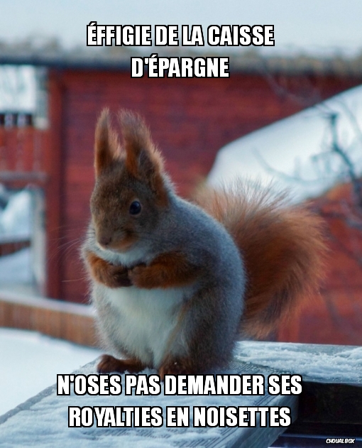 Éffigie de la caisse d'épargne