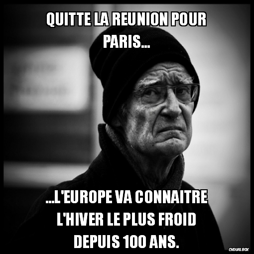 Quitte la Réunion pour Paris...