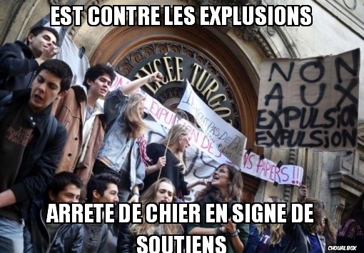 est contre les explusions