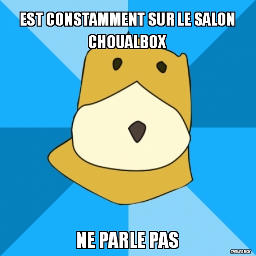 La salle de chat choualbox