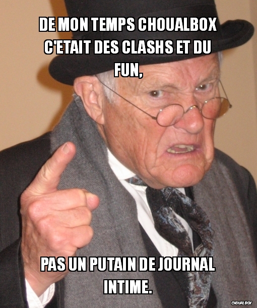 Cher journal...