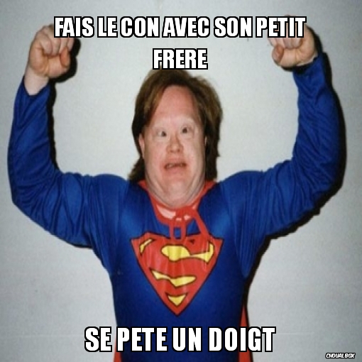 fais le con avec son petit frère