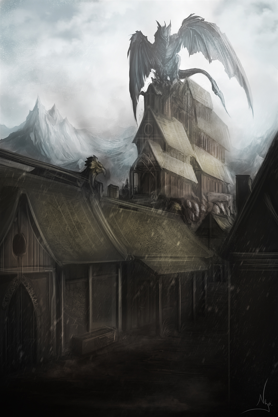 Skyrim wallpaper pour mobile