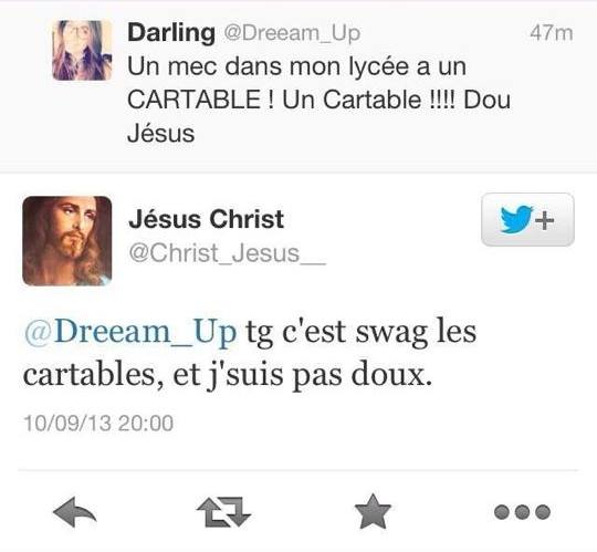 Jésus sur Twitter