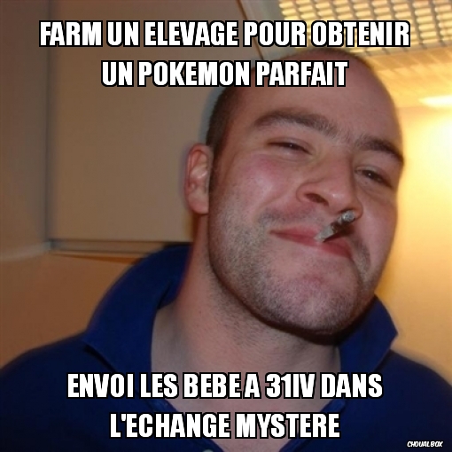 Farm un elevage pour obtenir un pokemon parfait