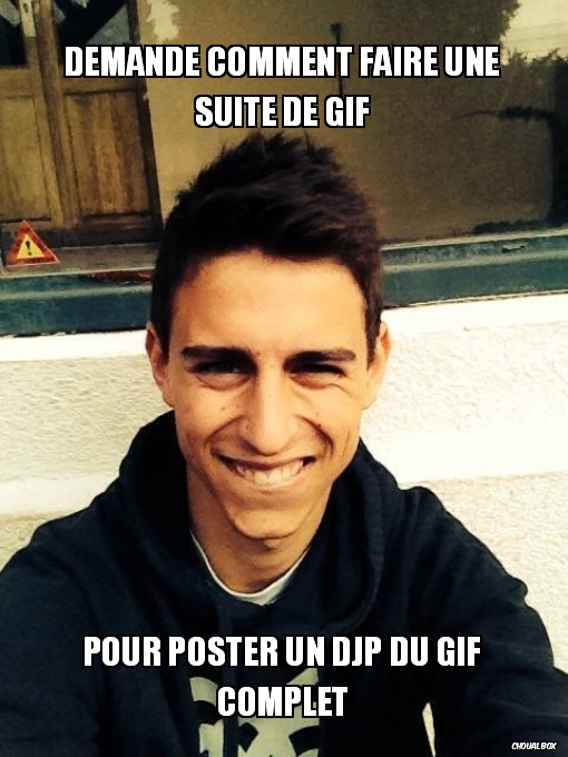 Demande comment faire une suite de gif