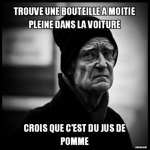 Trouve une bouteille