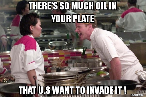 There's so much oil in your plate
