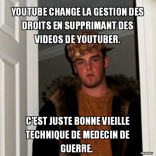 Youtube supprime des vidéos (suite en commentaire)
