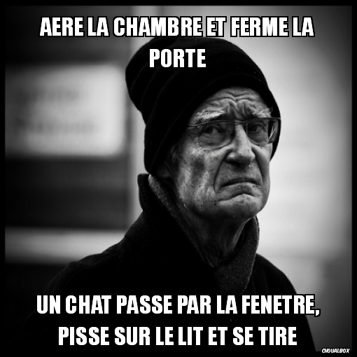 Aère la chambre et ferme la porte