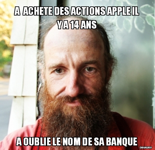a  achete des actions apple il y a 14 ans