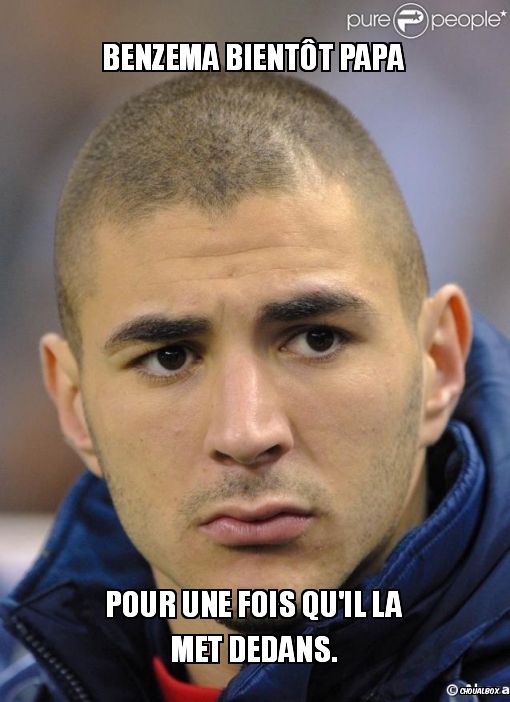 Benzema bientôt papa