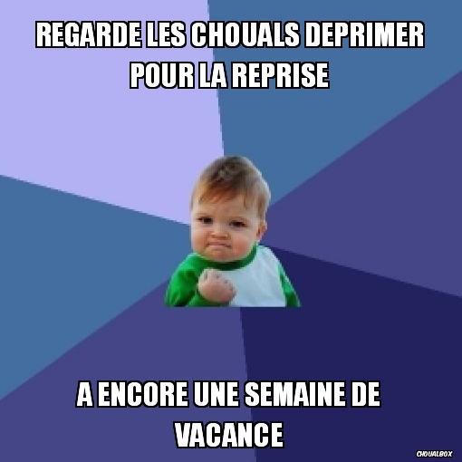 Regarde les Chouals déprimer pour la reprise