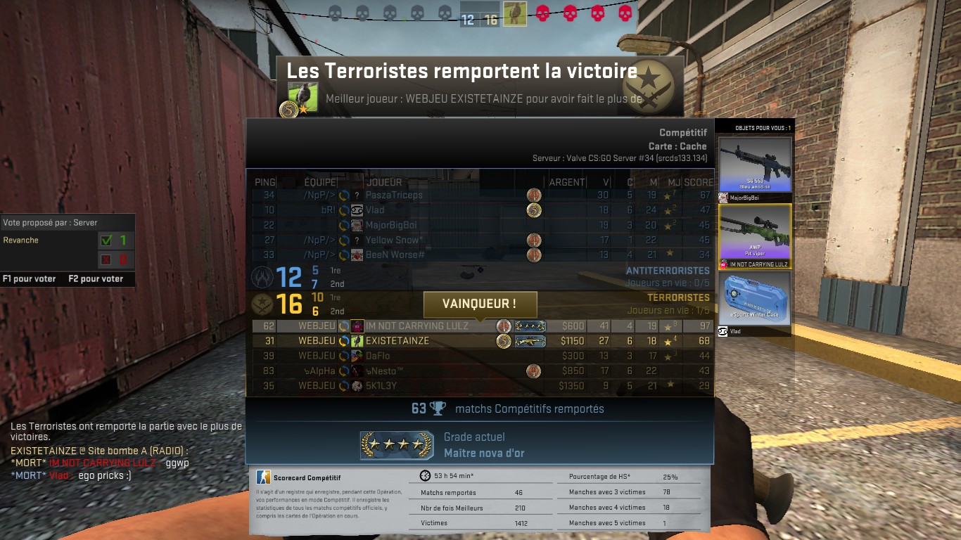 Un putain de loot d'awp !