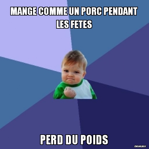 Mange comme un porc pendant les fêtes