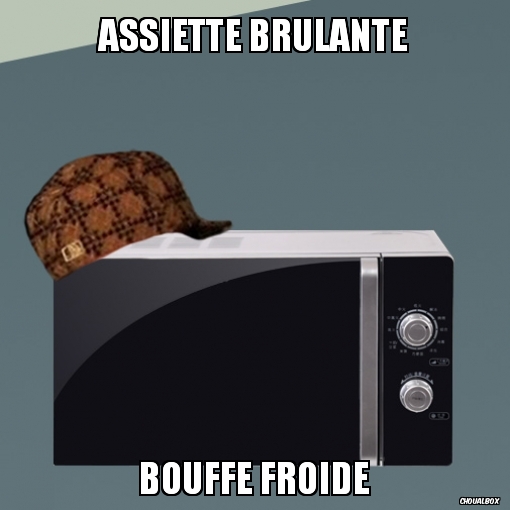 assiette brûlante