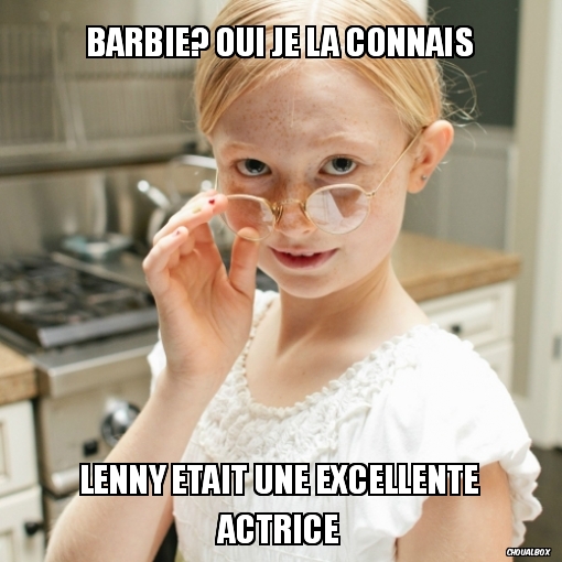 Barbie? oui je la connais
