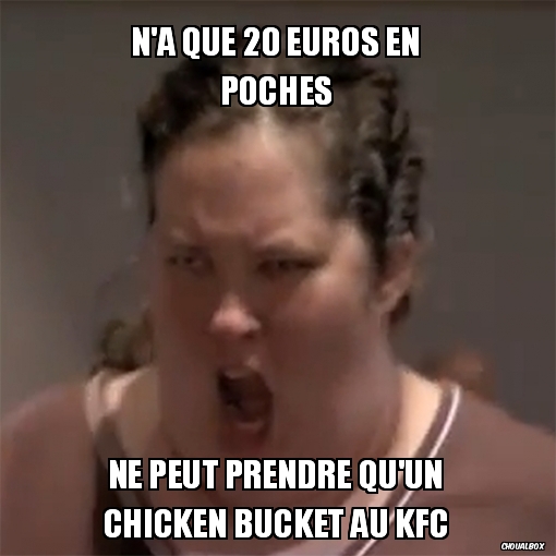 N'a que 20 euros en poche