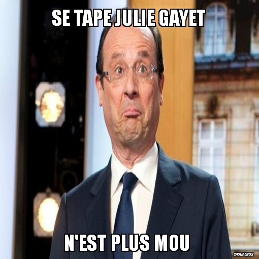 Se tape Julie Gayet ...