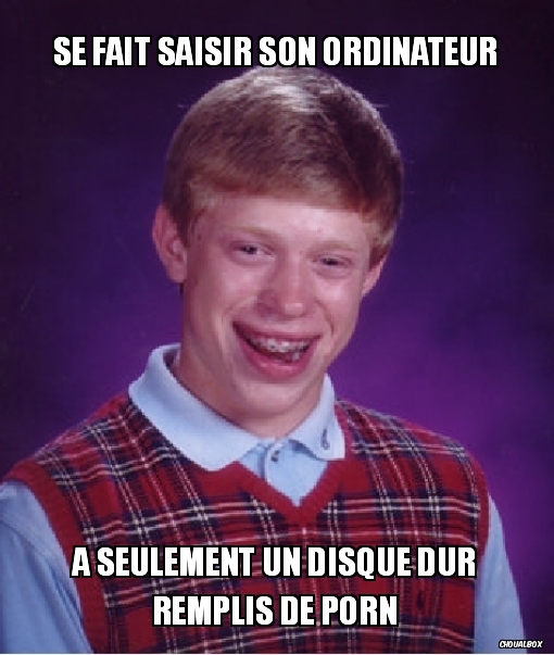 Se fait saisir son ordinateur