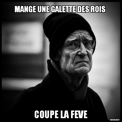Mange une galette des rois 