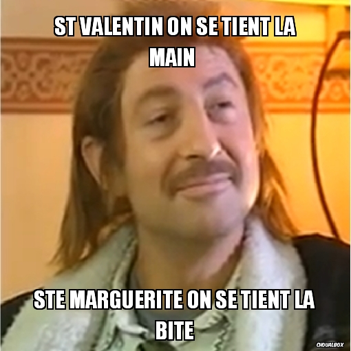 St Valentin on se tient la main 